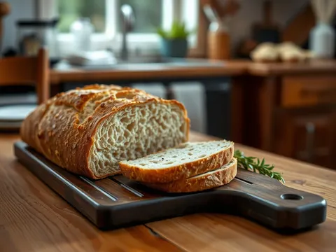 Brot mit Altbrot – krustiges Mischbrot mit Vorteig