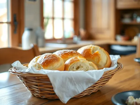 Wasserbrot Rezept – luftiges Weißbrot mit großen Poren