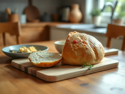 Hausbrot Rezept – einfaches Weizenmischbrot mit Roggen