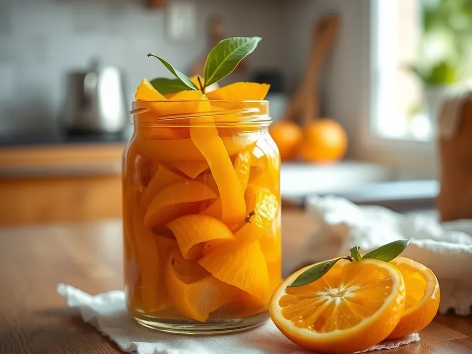 Kandierte Orangenschalen – selbst gemacht aus Bio-Orangen