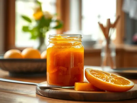 Mango-Marmelade nach Hugo-Art mit Prosecco und Minze